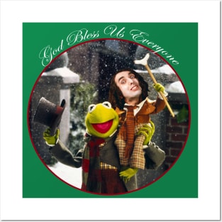 Tiny Tim Says 'God Bless Us Everyone' Posters and Art